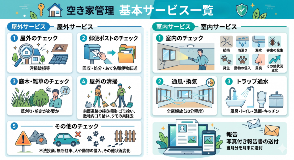 空き家管理基本サービス