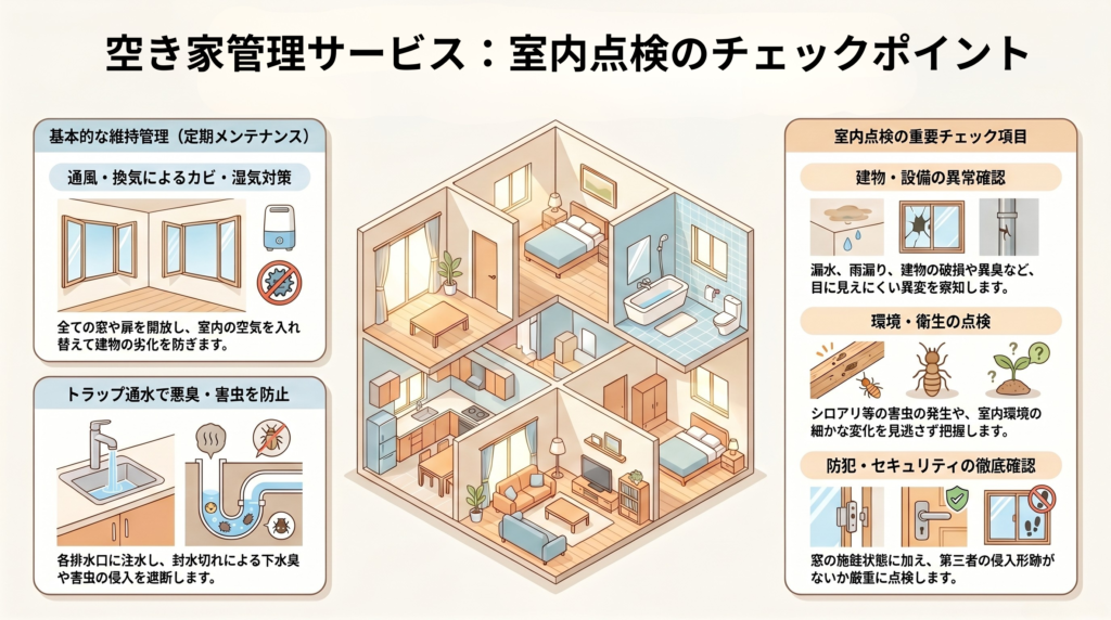 空き家室内点検